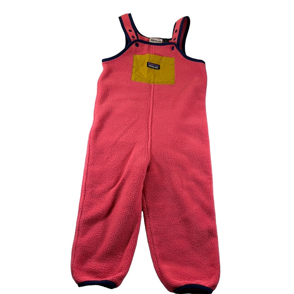 Vintage Patagonia Fleece Overalls Bib Size 3t rare Great condition Patagonia